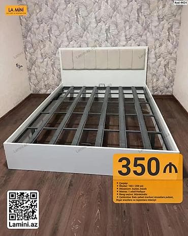 Məhsul: Açılan, bazalı çarpayı (Kod: 4424/4425) - Ölçü: 160 x 200 sm — 2