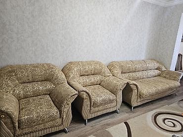 divan olcusu: Klassik 3+1+1 yumşaq mebel dəsti divan acilir - Komplekt: 1 ədəd — 1