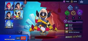 Brawl Stars hesabı – yüksək kuboklu və nadir məzmunlu - Ümumi kubok — 10