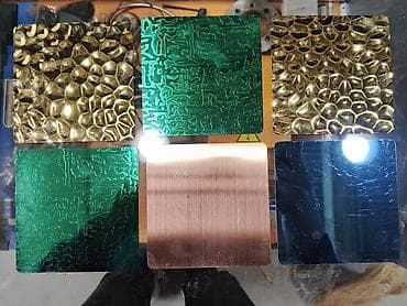 velosiped sekilleri: Dekorativ metal panellər – müxtəlif tekstura və rənglər Məhsul — 1