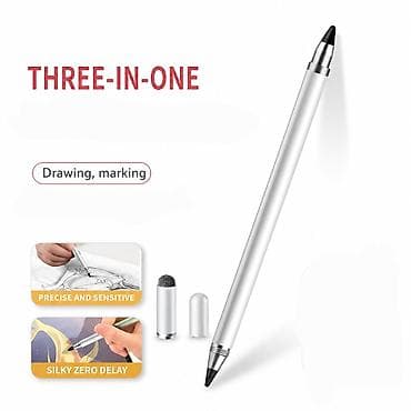 Üçü-birində planşet və telefon üçün stylus qələm - Çoxfunksiyalı — 1