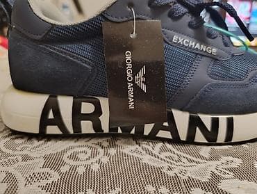krosofka: A|X Armani Exchange kişi krossovkası, yeni dir etiketi üstündə — 2