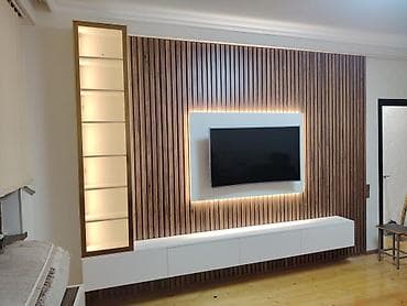 Sifarişlə ofis mebeli: Siyirməli, Polkalı, MDF — 4