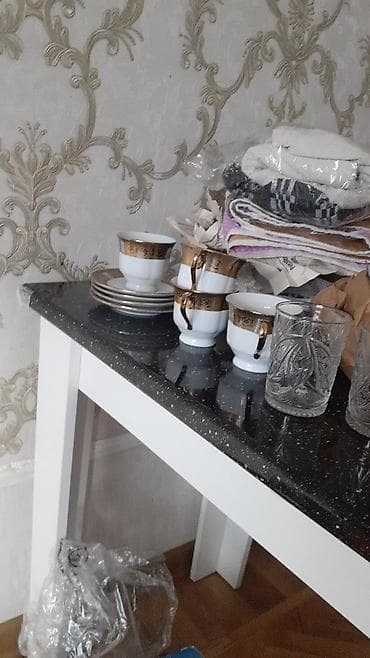 Çay dəsti, rəng - Ağ, Farfor