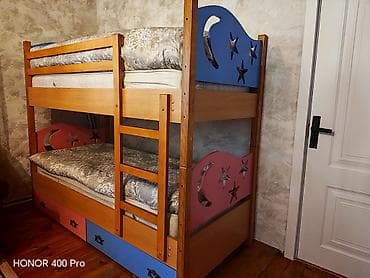 matras islenmis: Oğlan və qız üçün, İşlənmiş, Çarpayı, Matras ilə, Siyirməli, Taxta — 1