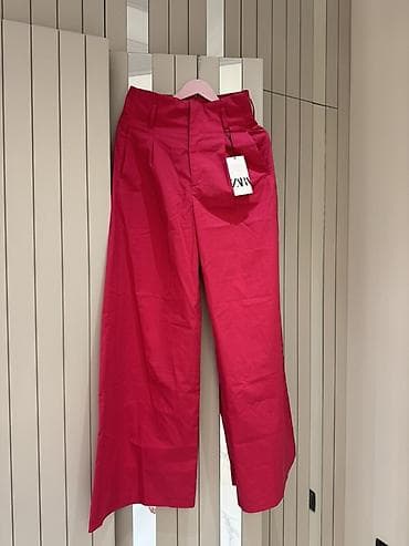 şalvar zara: ZARA iki hissəli dəst – parlaq çəhrayı rəngdə. - Üst: qolsuz, dairəvi — 3