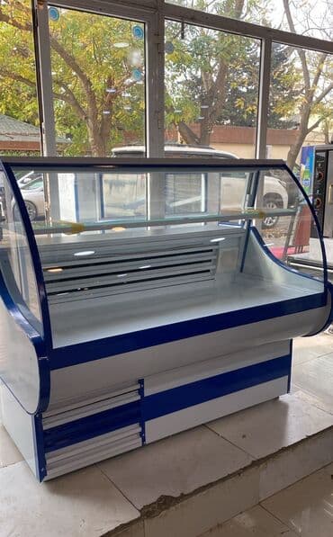 Soyuduculu vitrinin (vitrin-leqal) – mağaza, market, şirniyyatçı və