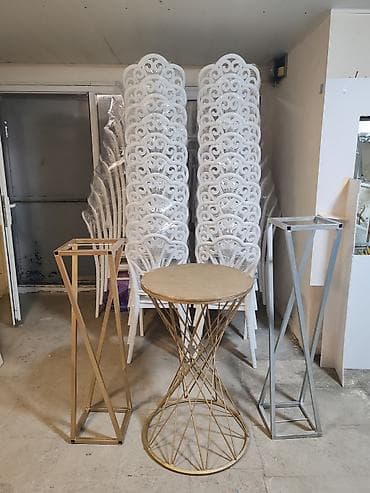 Tekstil: Tədbir dekoru və avadanlıqları paketi - 40 ədəd ağ rəngli, naxışlı — 3