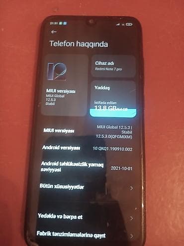 Redmi 7 Pro, 64 GB, rəng - Qara, Barmaq izi, Face ID