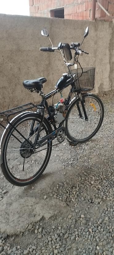 tufan t10 max: Benzin mühərrikli velosiped - Şassi: şəhər tipli, 31" təkərlər, ön və — 2