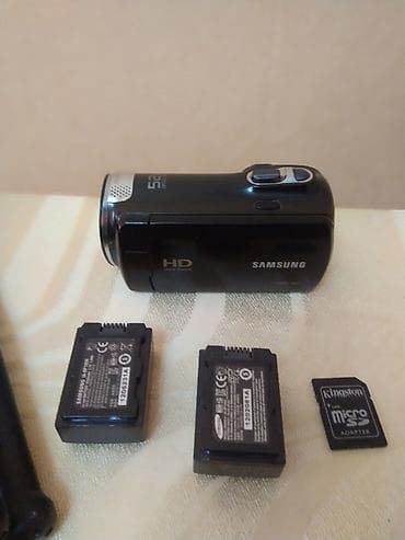 Samsung HMX-F80 rəqəmsal videokamera + mini tripod - Sensor: HD CMOS — 10