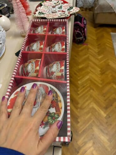 çaşkalar: Çay dəsti, Keramika, 6 nəfərlik — 3