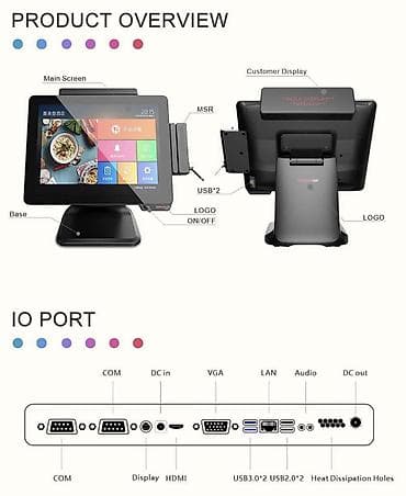 İstehsal avadanlığı: Pos Monitor Rkeeper Restoran və marketlər üçün Pos monitor (R keeper) — 1