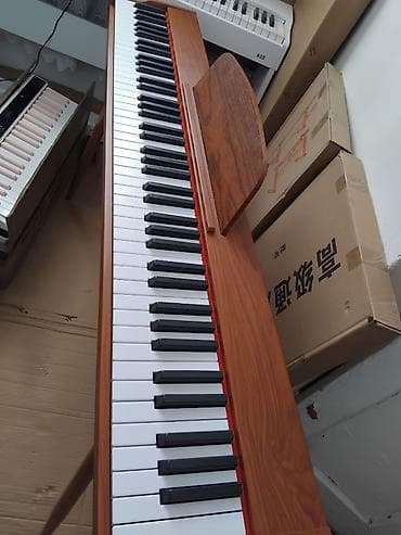 Elektro Pianino Qəhvəyi rəngli 88 klaviş tam oktava Pianino səslidir 4 — 4