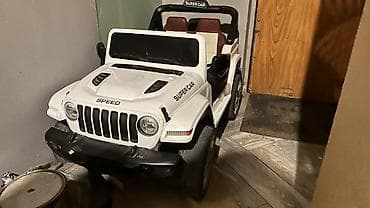 Uşaq elektrik maşını – Jeep tərzində “SUPER CAR” - Korpus: ağ rəng — 1