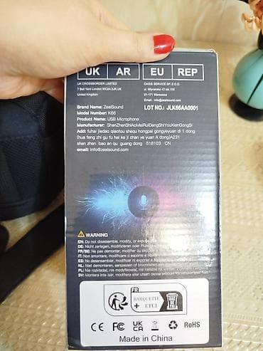 ZealSound K66 USB Mikrofon – Professional Studio Xüsusiyyətlər: -