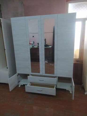 ayı dərisi: Yeni, Açılan, 4 qapılı Düz dolab, Şifonyer, Azərbaycan — 2