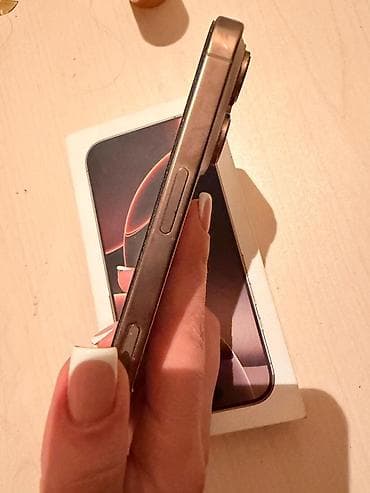 Mobil telefon və aksesuarlar: IPhone 16 Pro, 256 GB, Desert Titanium, Face ID — 6