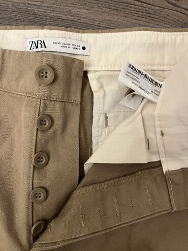 ağ trapes şalvar: Şalvar, Zara, S, M, L — 6