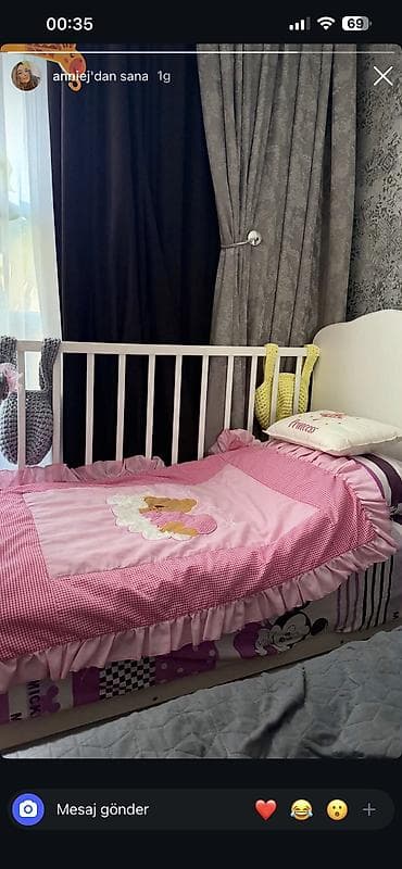 Bewik 110 azn . Tecili satılır üzerinde ortopetik matras yan qoruyucu — 2