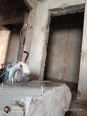 ev temiri kreditle: Beton kəsmə xidməti - Divar, döşəmə və tavanlarda dəqiq və səliqəli — 5