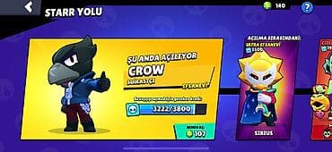 telefo: Brawl Stars oyun hesabı - Kupa: 40 008 (Kupa Yolu prestij I — 4