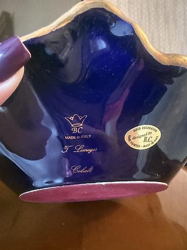 qedimi mis qablar: Qızılı dekorlu şirniyyat/süfrə səbətləri – 2 ədəd dəst, Italiya cutu — 4