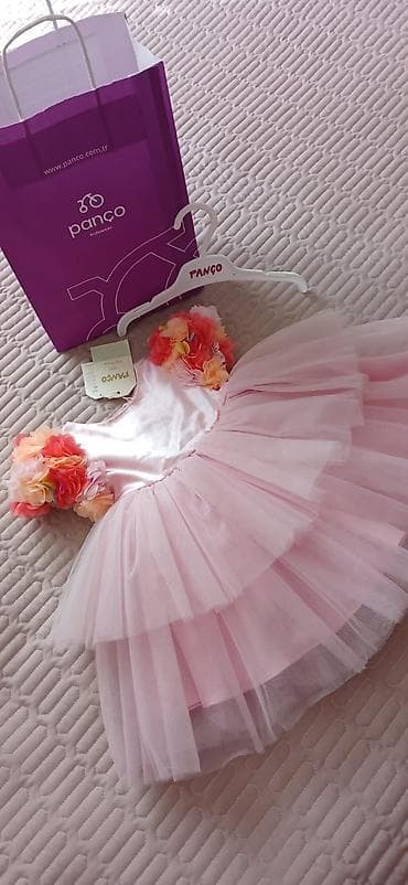 Детская одежда и обувь: Детское платье, Праздничное, 6 - 9 мес. — 3