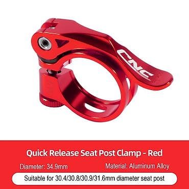 Velosiped ehtiyyat hissələri: Velosiped Oturacaq Borusu üçün Sürətli Açılan Qısqac (Quick Release — 3