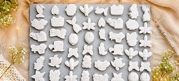 oyuncu az: 📦 Böyük Dəst:✨ 10 ədəd sehrli gips fiqur🎨 12 ədəd canlı və parlaq — 5