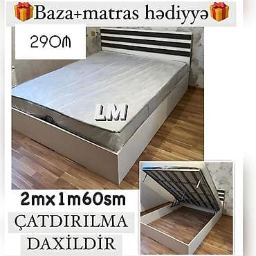 Yeni, İkinəfərlik çarpayı, Bazalı, Matras ilə — 3