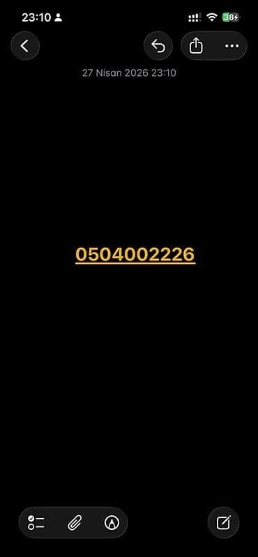 VIP qızıl rəqəm – 0504002226 Xüsusiyyətlər: - Asan yadda qalan