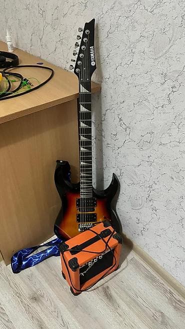 Гитары: Электрогитара, Yamaha, 6 струн, Б/у, Бесплатная доставка — 1