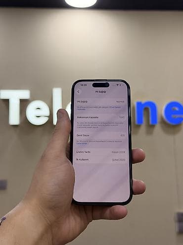 iphone 16 pro maks: IPhone 16 Pro, 128 GB, Black Titanium, Zəmanət, Kredit, Simsiz şarj — 5