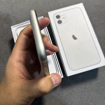 telefonl: IPhone 11, 128 GB, Ağ, Zəmanət, Face ID, Sənədlərlə — 4