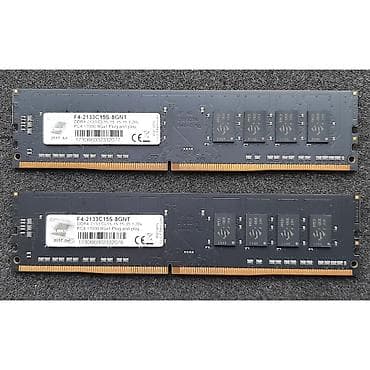 ssd har disk: Operativ yaddaş - Ram DDR4 2×8GB 2133MHz - 110 AZN DDR4 8GB — 1