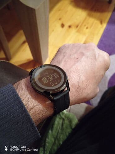 elektron qol saatları: Rəqəmsal idman saatı – qara rəng, silikondan rezin kəmər — 2