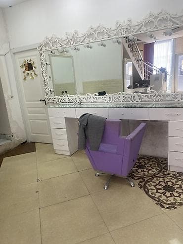 makiyaj stulu: Gözəllik salonu üçün vizaj/saç ustası dəsti - Böyük dekorativ — 4