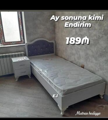 madeyra tek carpayi qiymetleri: Yeni, Təknəfərlik çarpayı, Bazasız, Matras ilə, Siyirməsiz — 3