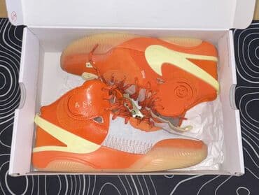 Toy paltarları və aksesuarları: Məhsul: Nike Air Deldon – narıncı/krem rəngi, basketbol/voleybol — 1