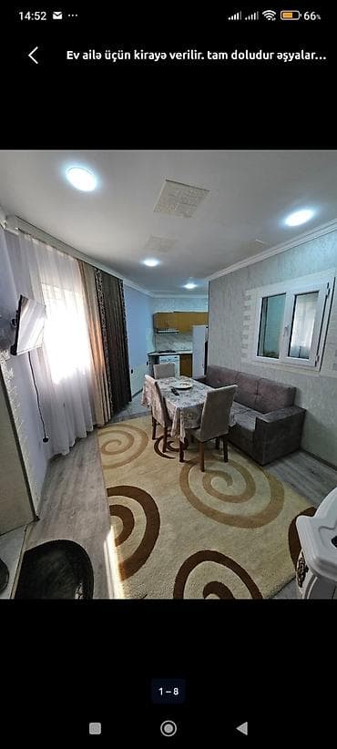 kamp evi: 54 kv. m, 2 otaqlı, İnternet, Telefon, Qaz — 9