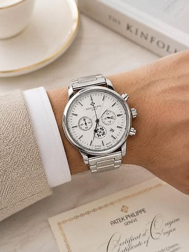 kişi aksessuarları: Yeni, Qol saatı, Patek Phillipe, rəng - Qara — 3