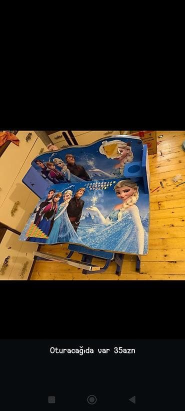 mudur stolu: Qız üçün, Yeni, Siyirməsiz, Yazı masası, Stullar ilə — 1