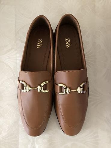 Кроссовки и спортивная обувь: Zara, Размер: 40, цвет - Коричневый, Новый — 1