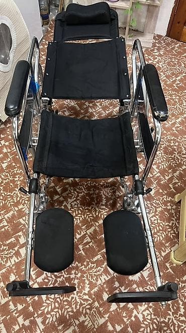 araba: Reklinasiya olunan əlil arabası – rahat başlıq və yastıqlı bel dayağı — 1