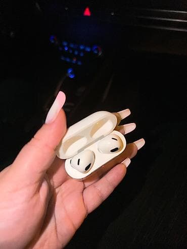 mp3 fm modulator: Yeni Simsiz (Bluetooth) Qulaqcıqlar, Apple, rəng - Ağ — 2