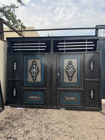 həyət qapları: İstənilən növ darvaza. ✅️ Qalın profil, keyfiyyətli,çatdırılma — 1