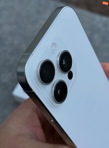 iphone 12 13: IPhone 16 Pro, 256 GB, Ağ, Zəmanət, Simsiz şarj, Face ID — 2
