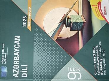 Məhsul: “Azərbaycan dili – Test Toplusu 2025” (Dövlət İmtahan Mərkəzi)