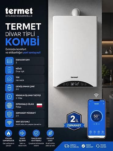 qizdirci: Yeni Kombi Pulsuz çatdırılma, Ödənişli quraşdırma, Zəmanətli, Kredit yoxdur — 4
